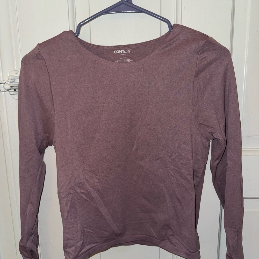 Women's Purple Long Sleeve Top